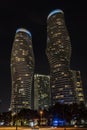 Absolute World Towers at Night (#2a) Royalty Free Stock Photo